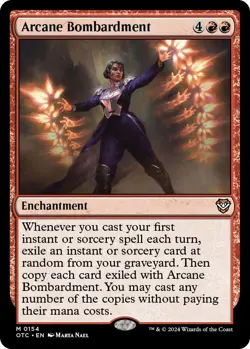 Arcane Bombardment [Outlaws of Thunder Junction Commander] Magic MTG - Image 1