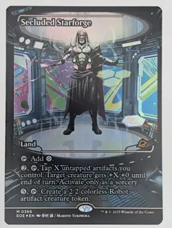 (Foil) Secluded Starforge (Showcase) (0366) Edge of Eternities NM - Image 1
