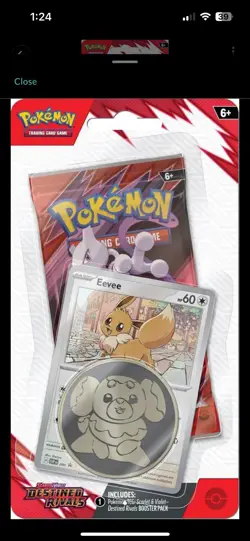 Destined Rivals Single Pack Blister [Eevee] Pokemon Destined Rivals - Image 1