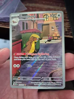 Pokemon TCG - Gumshoos 153/132 - Illustration Rare - Mega Evolution Mint - Image 3