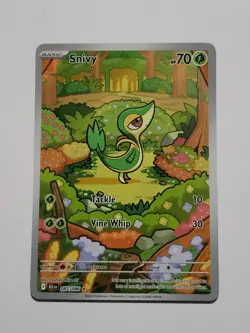 Snivy IR 087/086 Pokemon Black Bolt English Holo NM/M - Image 1