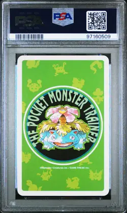 1996 POKEMON GREEN VERSION PLAYING CARDS JACK OF SPADES RED PSA 10 - Image 2