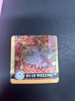 Koffing #109 and Weezing #110 Pokemon 1998 Artbox Action FLIPZ Lenticular - Image 2