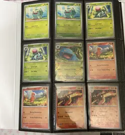 Pokemon 151 Master Base Set Full 1-165 W/ All Reverse Holos 8 Promos Holo Energy - Image 1