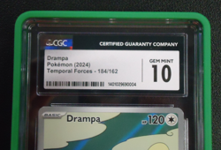 2024 POKEMON Drampa 184/162 Temporal Forces Illustration Rare CGC GEM MINT 10 - Image 2