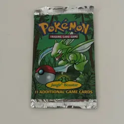 1999 Pokemon Jungle Booster Pack Sealed Scyther WOTC - Image 1