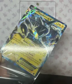 Thundurus EX (Team Plasma) 38/116 Pokemon TCG Plasma Freeze Holo LP+ - Image 2