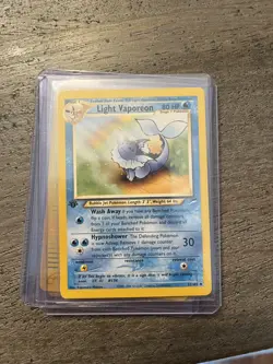 Pokemon TCG Light Vaporeon Neo Destiny 52 Regular 1st Edition Uncommon - Image 1