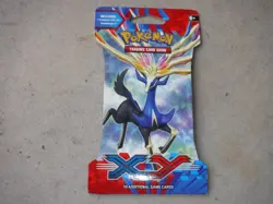 POKEMON XY BASE SLEEVED BOOSTER PACK XERNEAS BLISTER PACKS 2014 BOOSTERS - Image 1