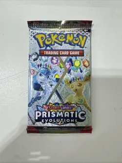Pokemon Prismatic Evolutions Booster Pack -HEAVY 24.4g- Possible Demi/God Pack! - Image 3