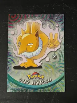 HOLO Hypno #97 Topps Blue Label TV Animation Edition Pokemon Trading CG 1999 NM - Image 1