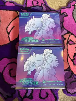 POKEMON CENTER S&V JOURNEY TOGETHER SEALED ELITE TRAINER ETB (2 BOXES) - Image 1