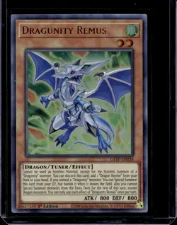 Yu-Gi-Oh! TCG Dragunity Remus GFTP-EN038 Ultra Rare 1st Edition NM/M - Image 1