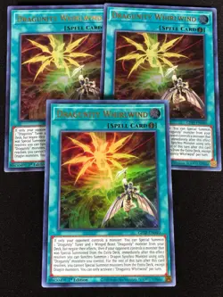 Yugioh Dragunity Whirlwind GFTP-EN040 1st Ultra x3 (NM) - Image 1