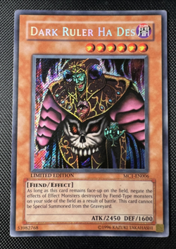 Dark Ruler Ha Des MC1-EN006 Secret Rare Limited Edition Yu-Gi-Oh! LP - Image 1