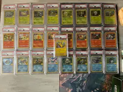 Pokemon 25th Anniversary (All Holo) Mcdonalds 25 card Set Sequential Slabs - Image 1