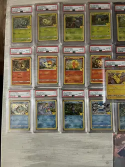 Pokemon 25th Anniversary (All Holo) Mcdonalds 25 card Set Sequential Slabs - Image 2