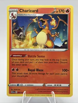 Pokemon Card Charizard 1/15 McDonalds Happy Meal Dragon Discovery 2024 NM Rare - Image 1