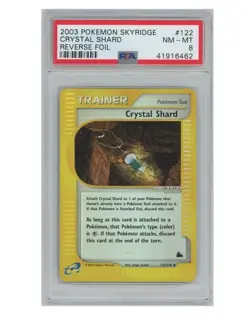 PSA 8 Crystal Shard REVERSE HOLO 122 2003 Skyridge WOTC Pokemon Card - Image 1