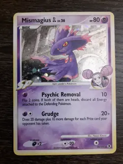 Pokemon TCG Mismagius GL Holo Rare Card 110/111 Platinum Rising Rivals - Image 1