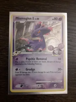 Pokemon TCG Mismagius GL Holo Rare Card 110/111 Platinum Rising Rivals - Image 3