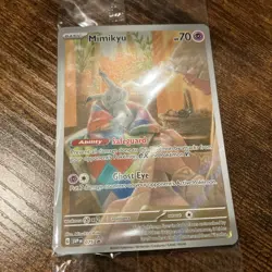 Mimikyu 075 Black Star Promo SV075 Sealed Paldean Fates Full Art Pokemon Card - Image 1