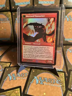 Magic: The Gathering Dark Ascension Foil Afflicted Deserter Card #81 - Image 1