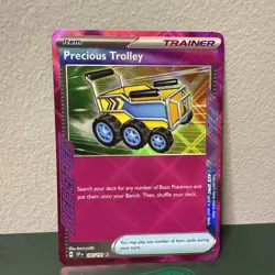 Pokemon TCG, Precious Trolley 185/191 - Surging Sparks - Ace Spec Trainer Card - Image 1
