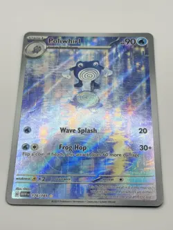 Poliwhirl Illustration Scarlet & Violet 151 Pokemon TCG Card 176/165 NM English - Image 1