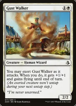 Gust Walker 4x FOIL AKH MTG Amonkhet Common MINT white - Image 1