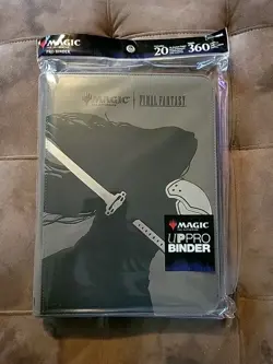 Ultra-Pro Final Fantasy Premium Zipper 9-Pocket Binder Sephiroth MTG - Image 1