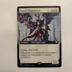 MTG Norn's Choirmaster Extended Art Phyrexia All Will Be One Commander Angel NM - Image 1