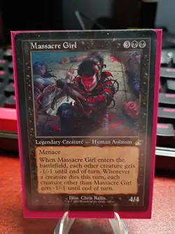 MTG Massacre Girl Retro Frame RVR 328 Ravnica Remastered - Image 1