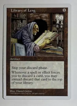 Library of Leng MTG Core Set 5th Edition Regular - Image 1