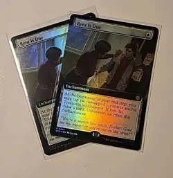 2x Rent Is Due (Extended Art) 0247 MTG Marvel's Spider-Man Foil - Image 1
