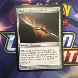 English MTG Regular Blade of the Bloodchief Zendikar. Clean Card - Image 1