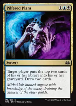 Pilfered Plans - Near Mint MTG Modern Masters 2017 - Image 1