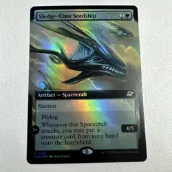 Sledge-Class Seedship (Extended Art FOIL) Edge of Eternities #346 NM/MINT MTG - Image 1