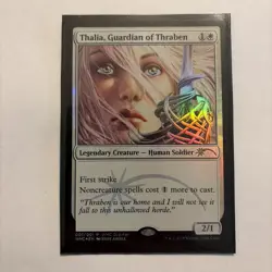 MTG Magic Near Mint Foil Thalia, Guardian of Thraben - WMCQ - Image 1