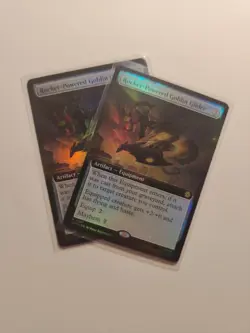 2x Foil Rocket-Powered Goblin Glider (Extended Art) Marvel's Spider-Man MTG NM - Image 1