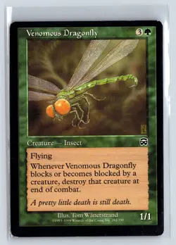 (3x) VENOMOUS DRAGONFLY - MTG Magic the Gathering Card - Mercadian Masques - Image 1