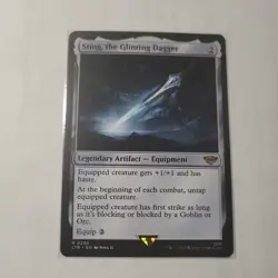 MTG Magic The Gathering LOTR Lord of the Rings #250 Sting the Glinting Dagger - Image 1