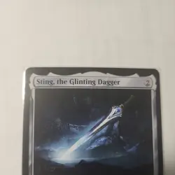 MTG Magic The Gathering LOTR Lord of the Rings #250 Sting the Glinting Dagger - Image 2