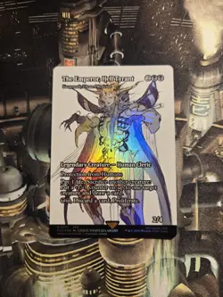 MTG FINAL FANTASY - The Emperor, Hell Tyrant / Yawgmoth, Thran Physician (FOIL) - Image 1