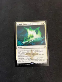 Cosmic Intervention [Commander: Kaldheim] Magic MTG Cards NM - Image 1