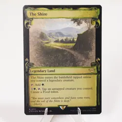 The Shire Showcase Scrolls Foil Universe Beyond LoTR MTG NM See Video - Image 1