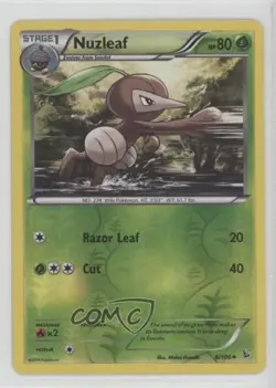 Nuzleaf Reverse Foil Pokemon XY Flashfire #6 - Image 1