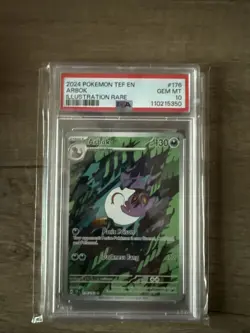 Pokemon Arbok Temporal Forces Illustration Rare #176 PSA 10 Gem Mint - Image 1