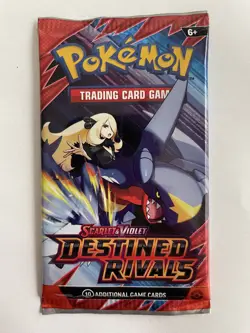 1x Pokemon Scarlet & Violet Destined Rivals Booster Pack Factory Sealed 10 Cards - Image 1