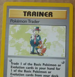 Pokemon Trader 103/110 Rare Non-Holo Legendary Collection Pokemon Trainer NM/LP - Image 2